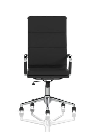 Hawkes Black Pu Chrome Frame Executive Chair EX000219 2