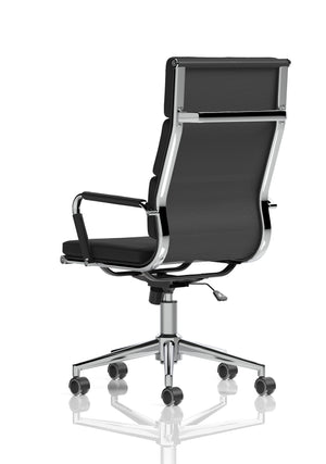 Hawkes Black Pu Chrome Frame Executive Chair EX000219 5