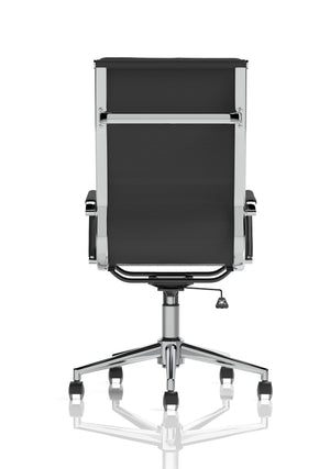 Hawkes Black Pu Chrome Frame Executive Chair EX000219 6