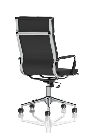 Hawkes Black Pu Chrome Frame Executive Chair EX000219 7