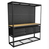 Heavy-Duty Modular Workbench & Racking Kit with 3 Storage Units