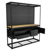 Heavy-Duty Modular Workbench and Racking Kit with 3 Storage Units APMWBCOMBO1 3