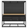 Heavy-Duty Modular Workbench and Racking Kit with 3 Storage Units APMWBCOMBO1 6