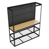 Heavy-Duty Modular Workbench with Racking & Pegboard 1820mm 300kg Capacity Per Level