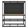 Heavy-Duty Modular Workbench with Racking and Pegboard 1820mm 300kg Capacity Per Level APMWB1 5