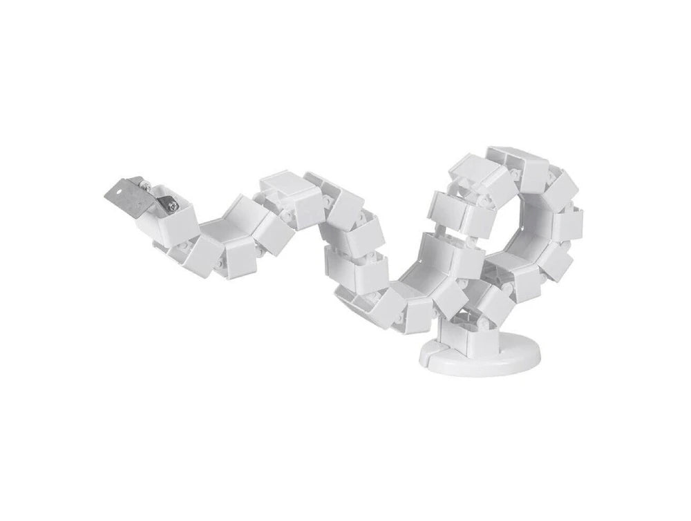 Height Adjustable Square Cable Spine White