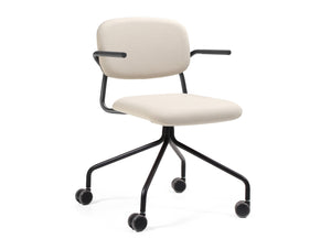 Hens Mobile Office Chair with Low Backrest 3