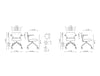 Hens Mobile Office Chair with Low Backrest Dimensions