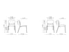 Hens Stackable Office Chair Dimensions
