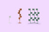 Hevea 5183 Space Partition with Pot Holders in Different Variants