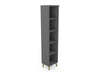 High Narrow Bookcase SV 03 in Grey Finish