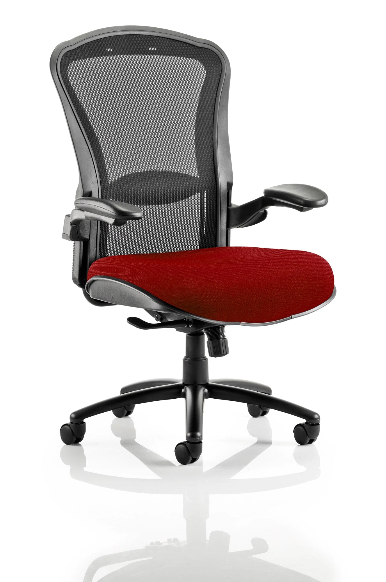 Houston High Mesh Back Heavy Duty Task Operator Office Chair With Arms KCUP0993 1