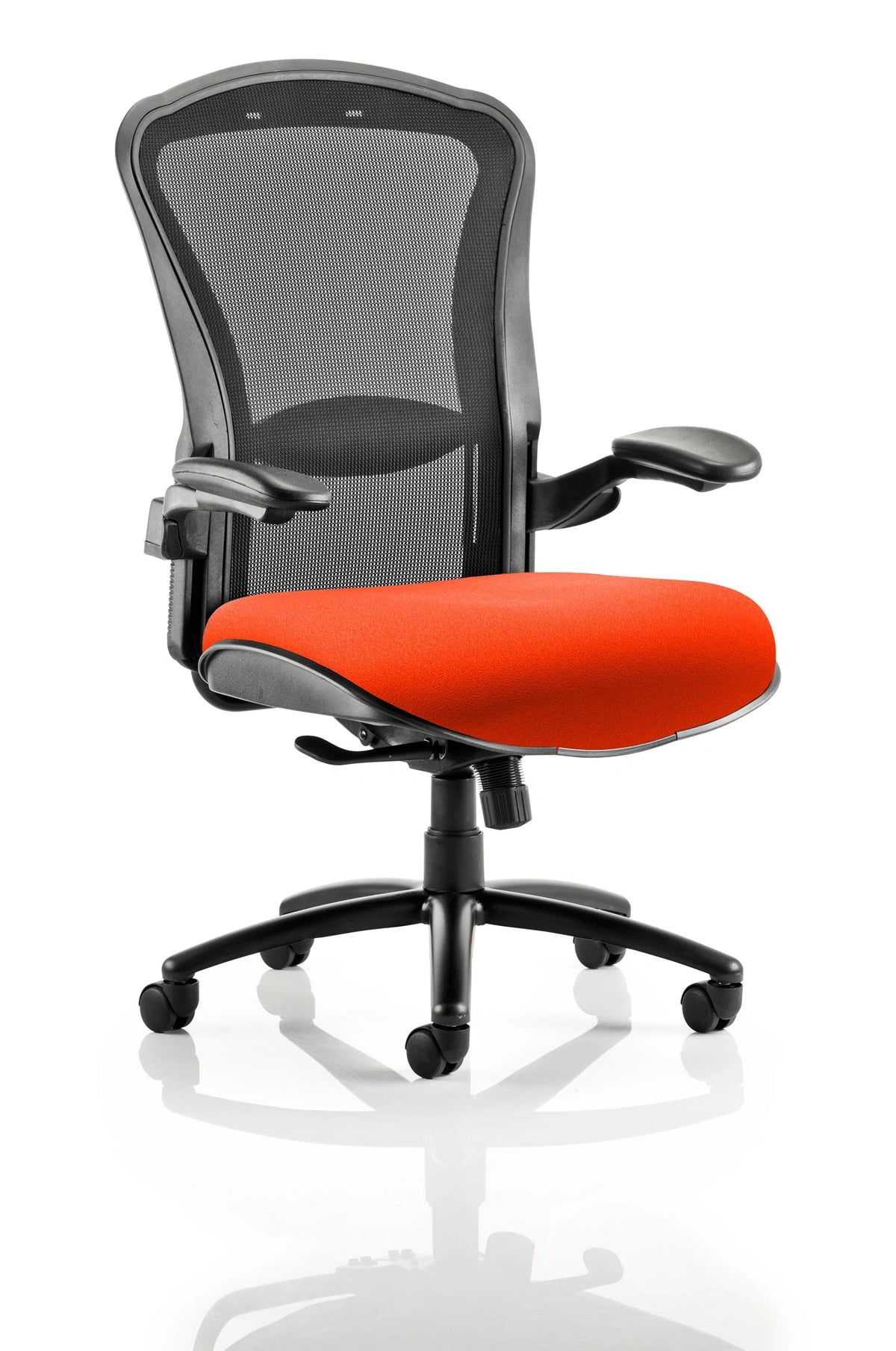Houston High Mesh Back Heavy Duty Task Operator Office Chair With Arms KCUP0996 1
