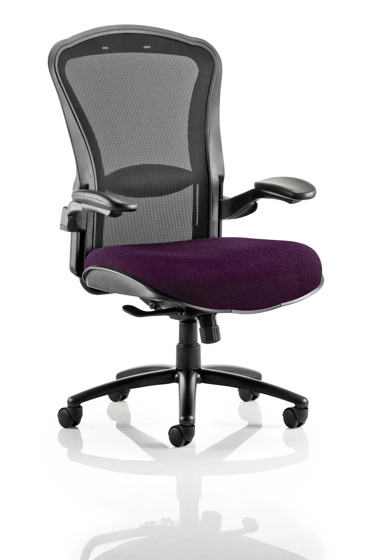 Houston High Mesh Back Heavy Duty Task Operator Office Chair With Arms KCUP0997 1