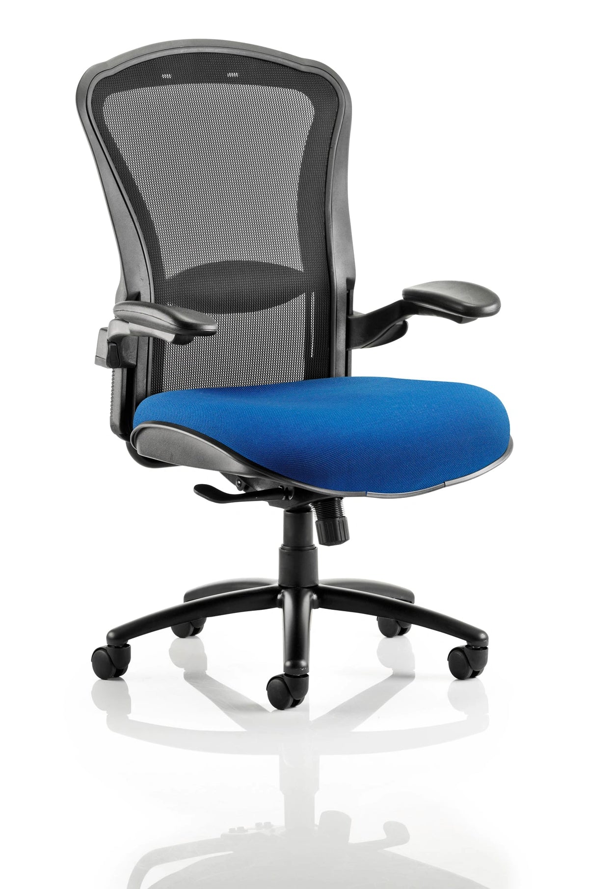 Houston High Mesh Back Heavy Duty Task Operator Office Chair With Arms KCUP0998 1