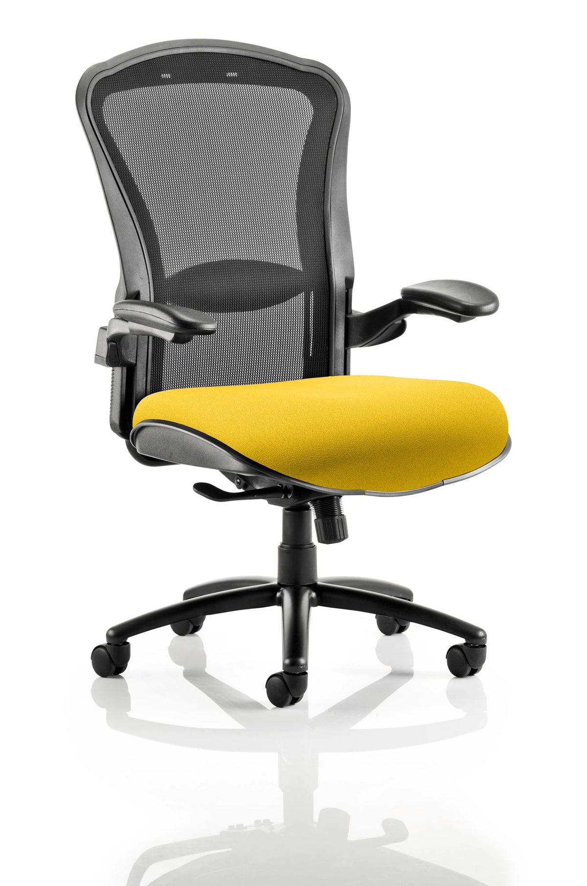 Houston High Mesh Back Heavy Duty Task Operator Office Chair With Arms KCUP0999 1