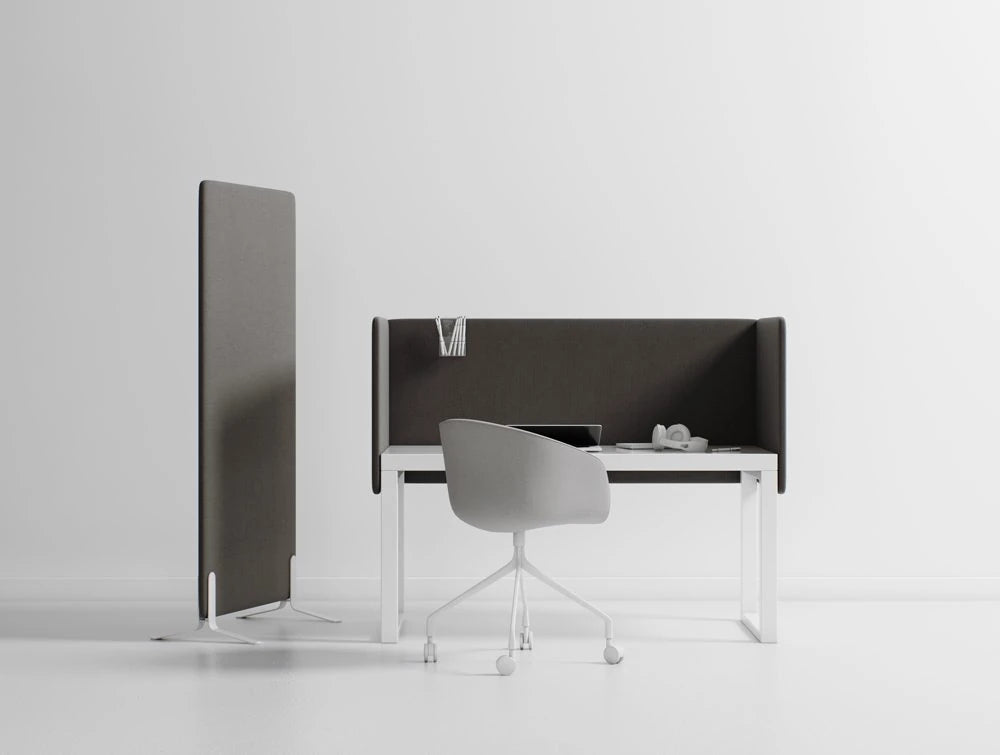 Hush Duo Noise Cancelling Desk Mounted And Freestanding Screens
