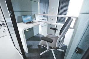 Smart Office Hush Work Sit & Stand Closed Acoustic Meeting Pod