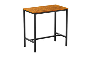 Ice Rectangular Bar Height Table