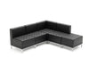 Infinity Modular Cube Chair Black Soft Bonded Leather BR000199 11