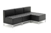 Infinity Modular Cube Chair Black Soft Bonded Leather BR000199 5