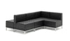 Infinity Modular Cube Chair Black Soft Bonded Leather BR000199 7