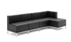 Infinity Modular Cube Chair Black Soft Bonded Leather BR000199 8