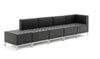Infinity Modular Cube Chair Black Soft Bonded Leather BR000199 9
