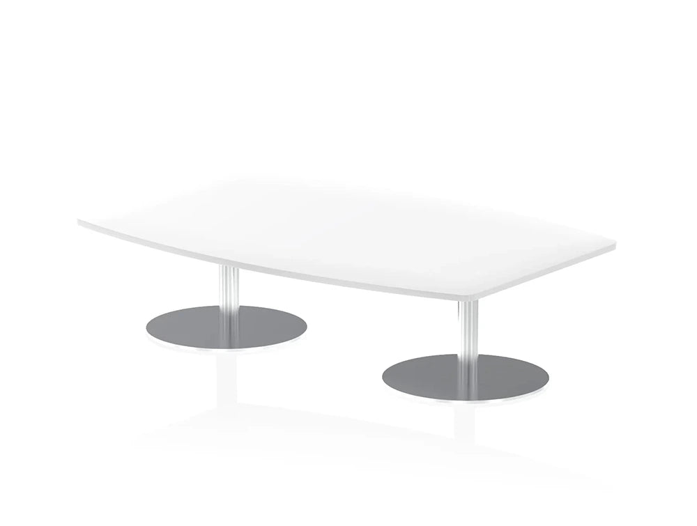 Italia 1800mm Poseur High Gloss Table Black Top 475mm High Leg