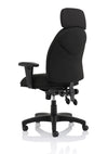 Jet Black Fabric Executive Chair OP000236 6