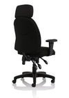 Jet Black Fabric Executive Chair OP000236 9
