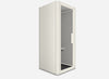 Mute Jetson S1 Phone Booth In Moon White With Stool 3