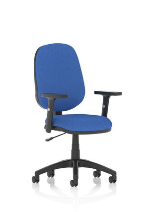 Eclipse Plus I Lever Task Operator Chair Blue With Height Adjustable Arms Image 2