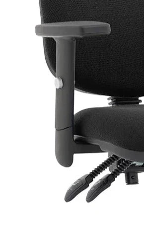 Eclipse Plus II Lever Task Operator Chair Black With Height Adjustable Arms Image 2