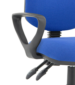 Eclipse Plus III Lever Task Operator Chair Blue With Loop Arms Image 3