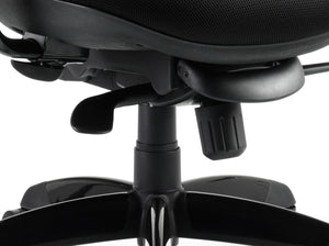 Stealth Shadow Ergo Posture Chair Black Airmesh Seat And Mesh Back With Arms And Headrest Image 5