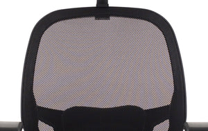 Denver Black Mesh Chair With Headrest Image 13