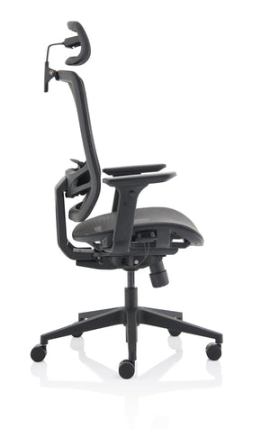 Ergo Twist Black Mesh Seat Mesh Back with Headrest Image 8