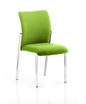 Academy Bespoke Colour Fabric Back With Bespoke Colour Seat Without Arms Myrrh Green Image 2