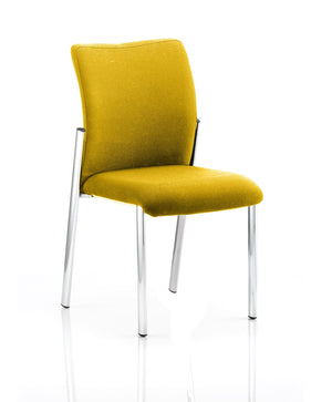 Academy Bespoke Colour Fabric Back With Bespoke Colour Seat Without Arms Senna Yellow Image 2