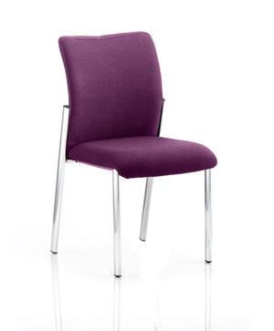 Academy Bespoke Colour Fabric Back With Bespoke Colour Seat Without Arms Tansy Purple Image 2