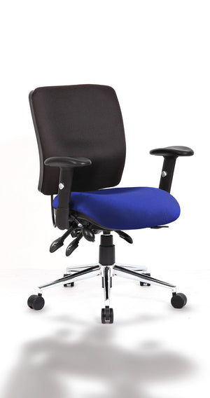 Chiro Medium Back Bespoke Colour Seat Stevia Blue Image 3