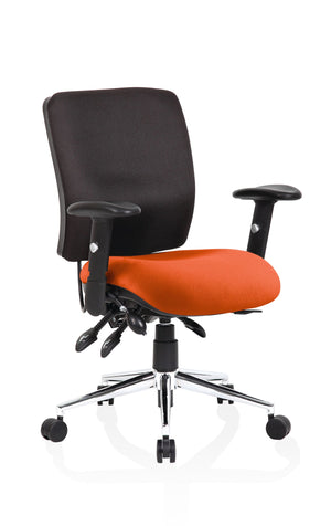 Chiro Medium Back Bespoke Colour Seat Tabasco Orange