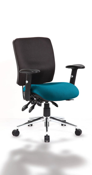Chiro Medium Back Bespoke Colour Seat Maringa Teal Image 3