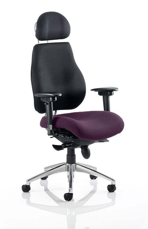 Chiro Plus Ultimate With Headrest Bespoke Colour Seat Tansy Purple Image 2