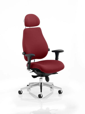 Chiro Plus Ultimate With Headrest Bespoke Colour Ginseng Chilli Image 2