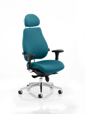 Chiro Plus Ultimate With Headrest Bespoke Colour Maringa Teal Image 2