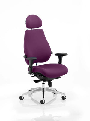 Chiro Plus Ultimate With Headrest Bespoke Colour Tansy Purple Image 2