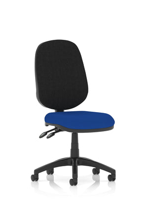 Eclipse Plus II Lever Task Operator Chair Bespoke Colour Seat Stevia Blue