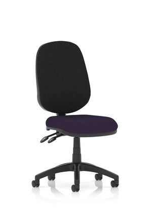 Eclipse Plus II Lever Task Operator Chair Bespoke Colour Seat Tansy Purple Image 2